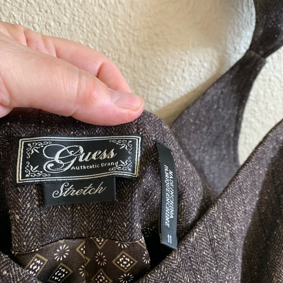 Vintage Guess Low Cut Neck Open Back Mini Dress 🌴 - Picture 4 of 8